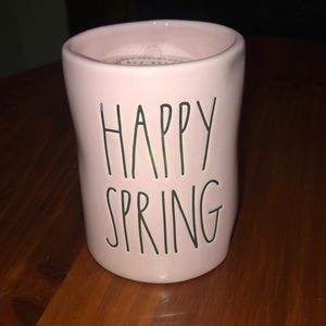 Rare Rae Dunn Pink Happy Spring Candle